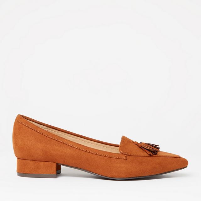 wide fit tan loafers ladies