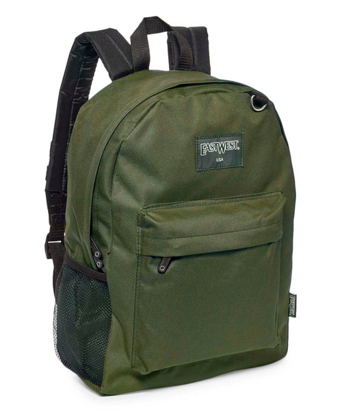 East West USA Olive Backpack