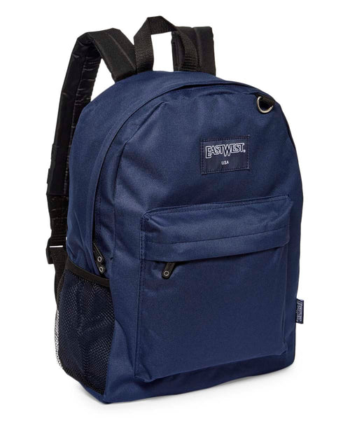 East West USA Navy Blue Backpack