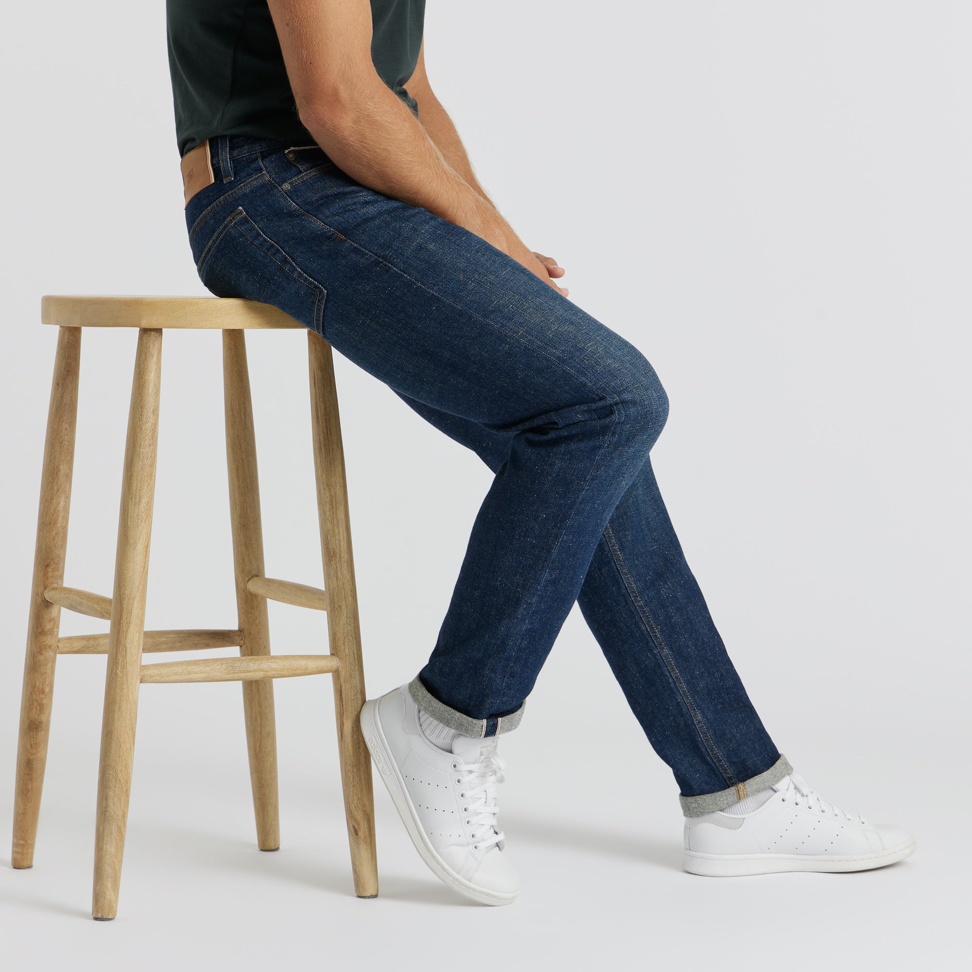 Japan Blue J305 'Circle' Stretch Selvedge Jeans (Slim Straight) - Okayama  Denim