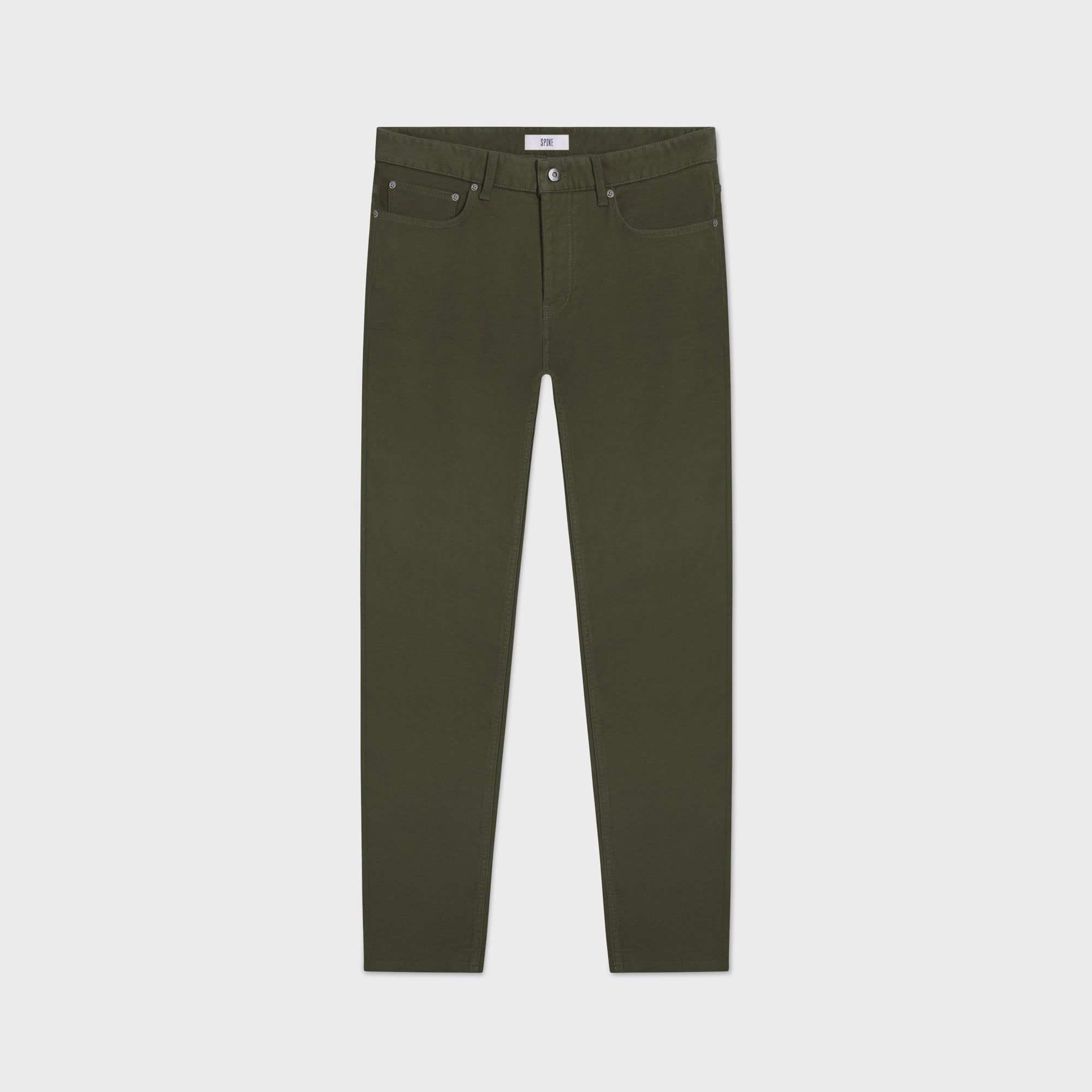 Nala Olive Green Stacked Flare Jeans - 95denim