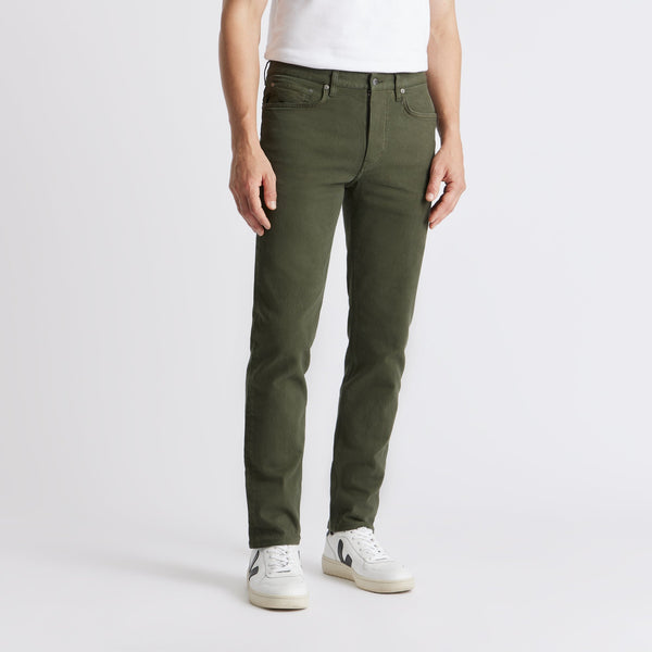 Olive Green Denim Adventure Fit