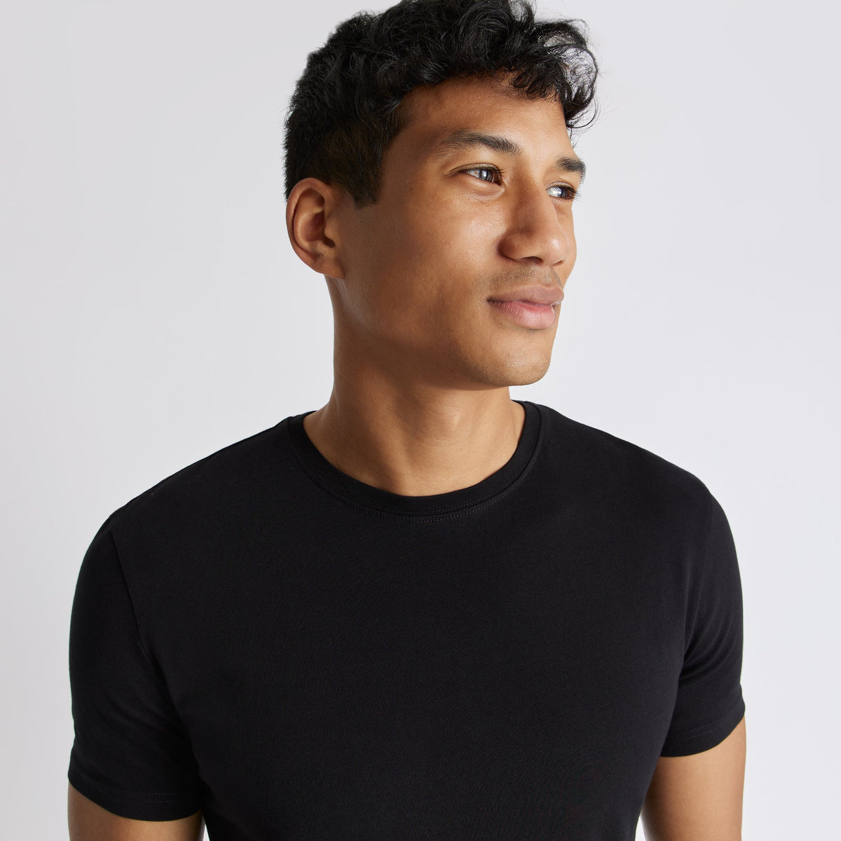 SPOKE Organic T-Shirt - Black Men's Custom Fit T-Shirt - SPOKE