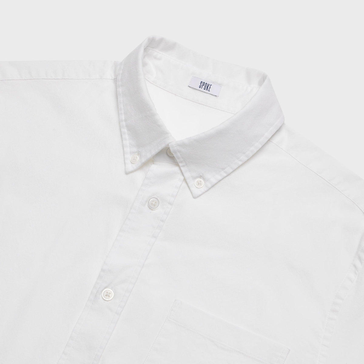 White Oxford - Bespoke Classic Men's Shirt - SPOKE - SPOKE