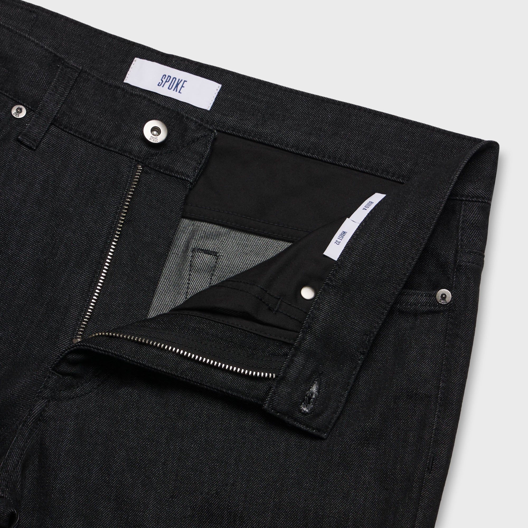 Black 12oz Original Denim - Classic Men's Custom Size Jeans