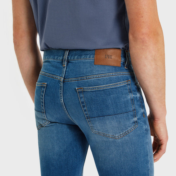 SPOKE 12oz Italian Denim - 5 Year Wash Custom Fit Jeans - SPOKE