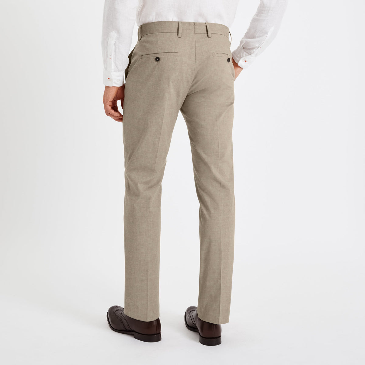 Khaki Check - Everyday Men's Custom Fit Chino Pants - SPOKE - SPOKE