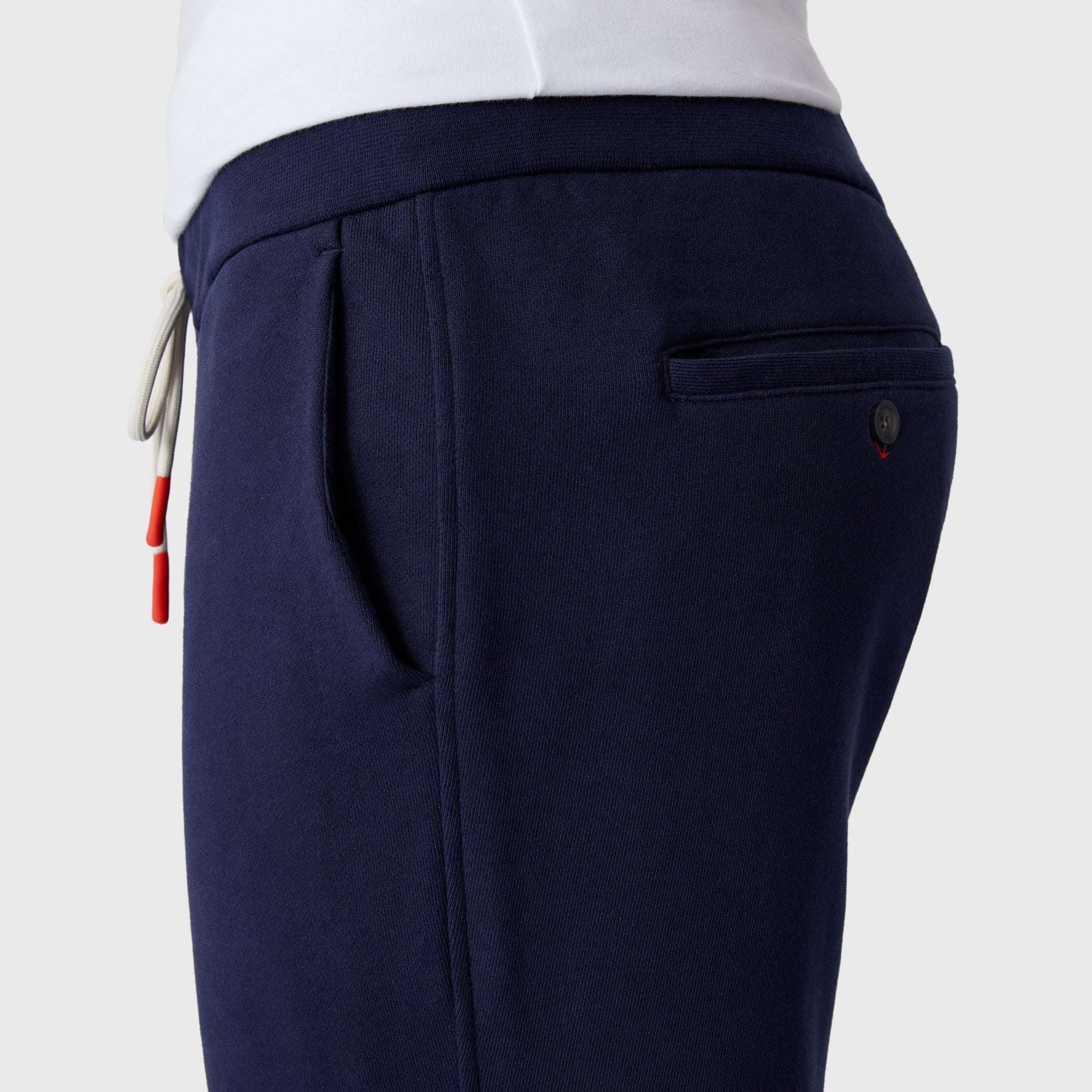 Bigdude Elasticated Waist Cargo Trousers Navy | BigDude