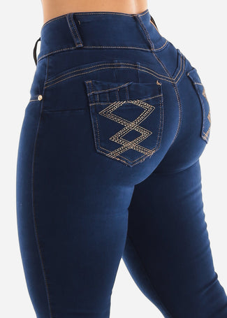Wishe High Waisted Butt Lifting Jeans Colombian Design Jeans Levanta Cola