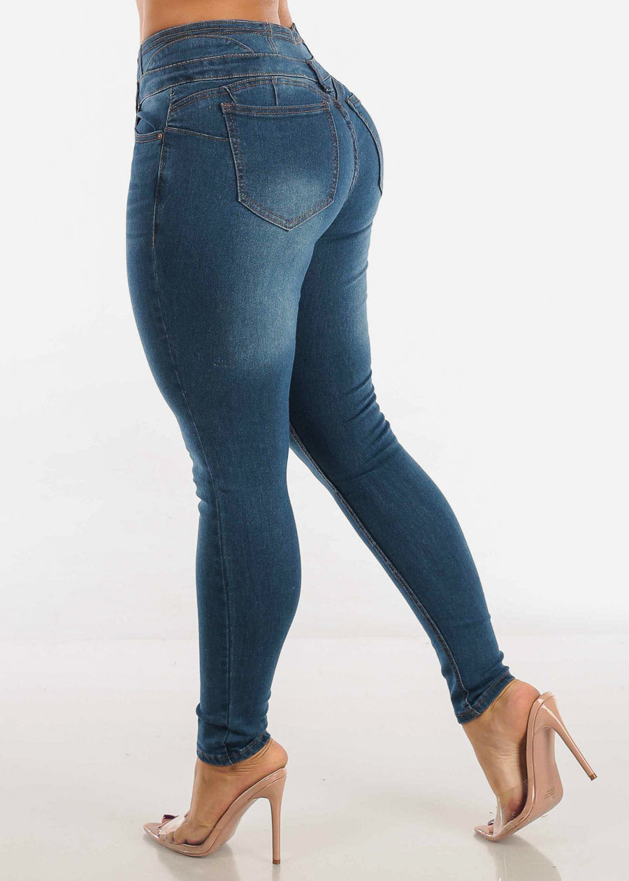Toepassing meesteres alliantie Women's Butt Lifting High Waist Skinny Jeans - Pantalones Estilo Colombiano  – Moda Xpress