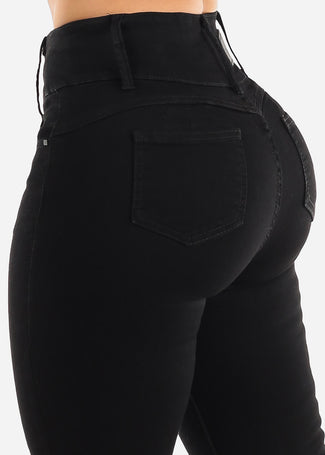 BUTT LIFTING JEANS DISTRESSED LIGH BLUE TK408