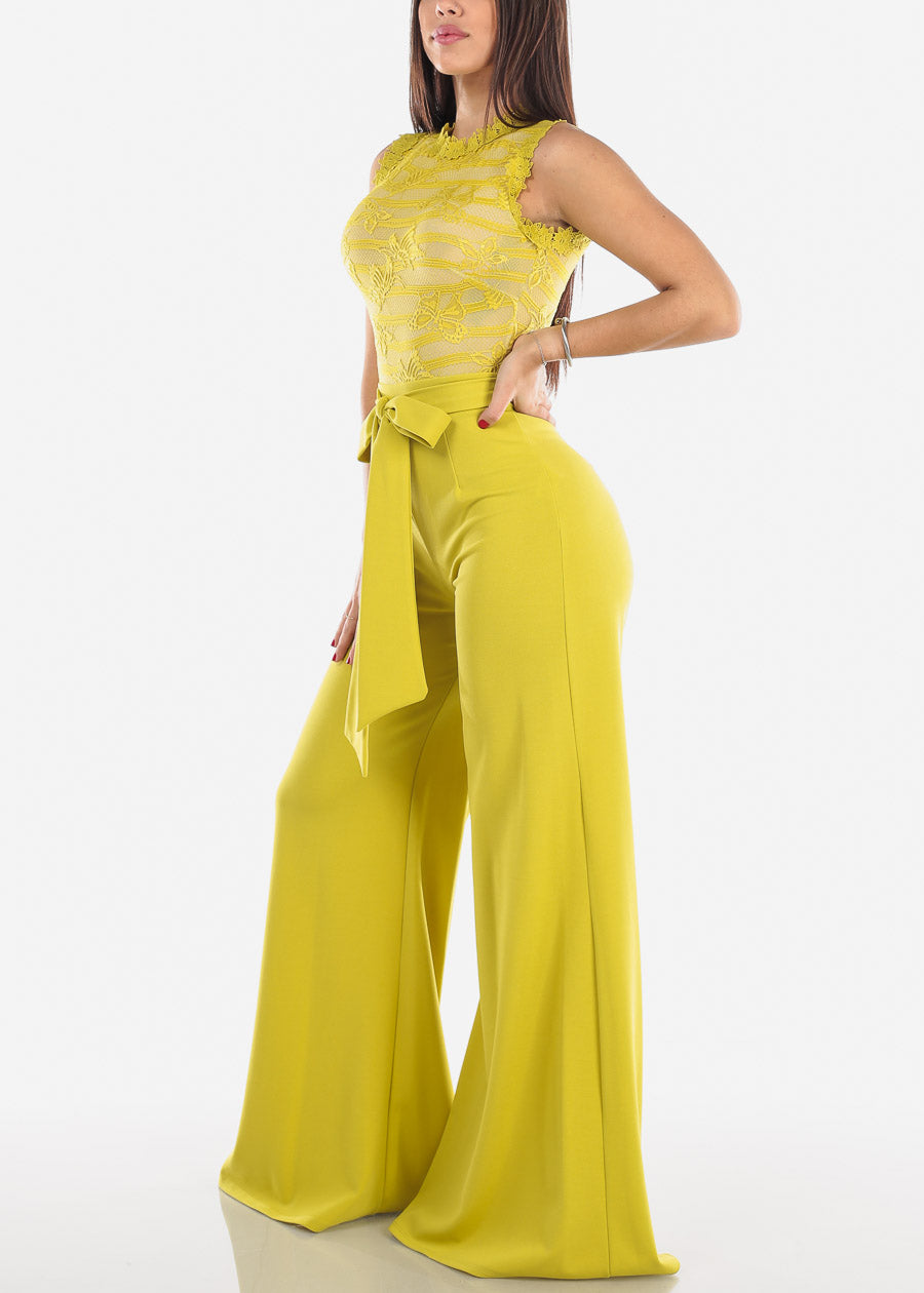 wide leg dressy jumpsuit