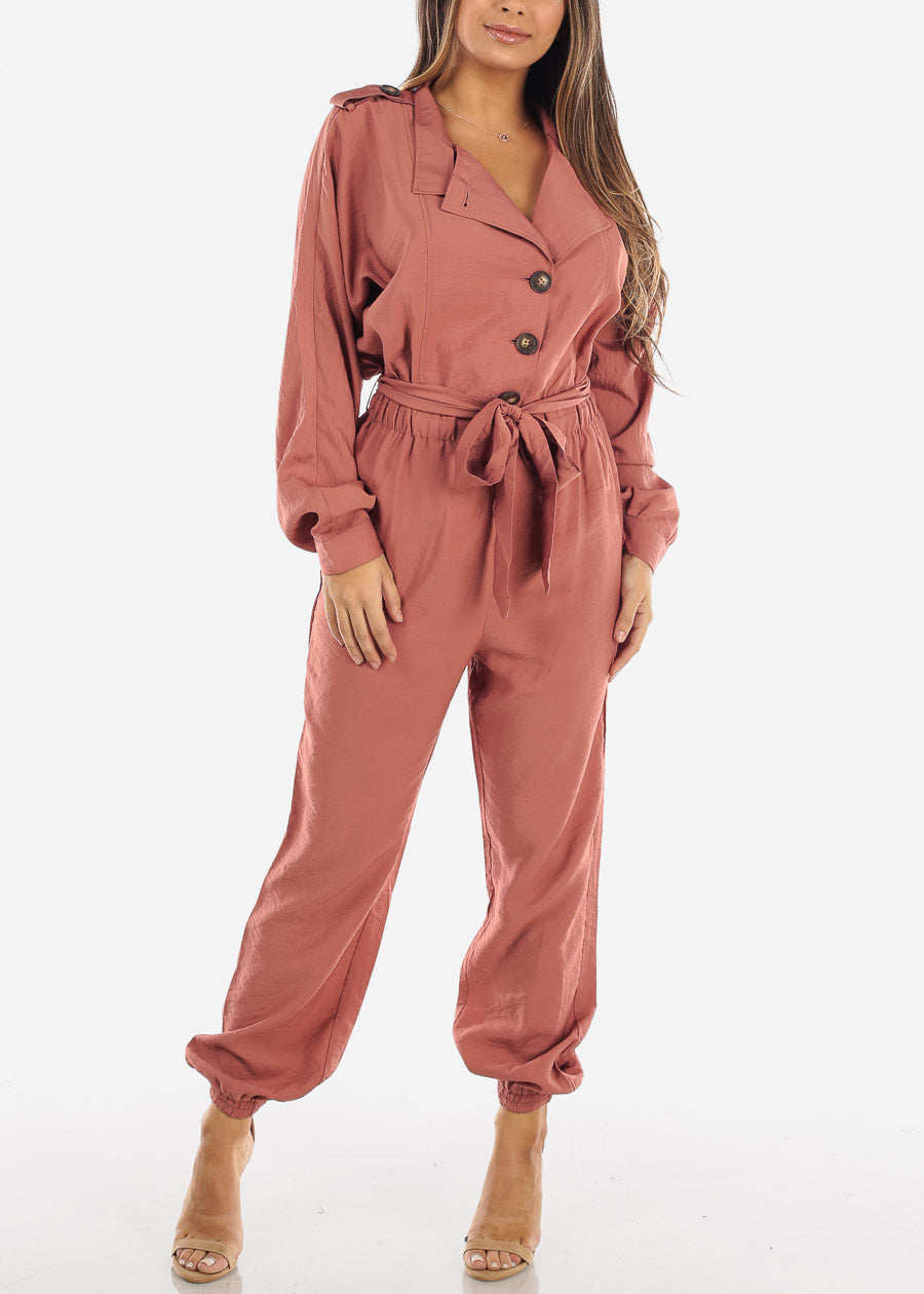 long sleeve dressy jumpsuit