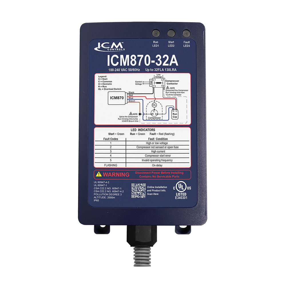  ICM Controls ICM870-32A Residential / Commercial Soft Starter