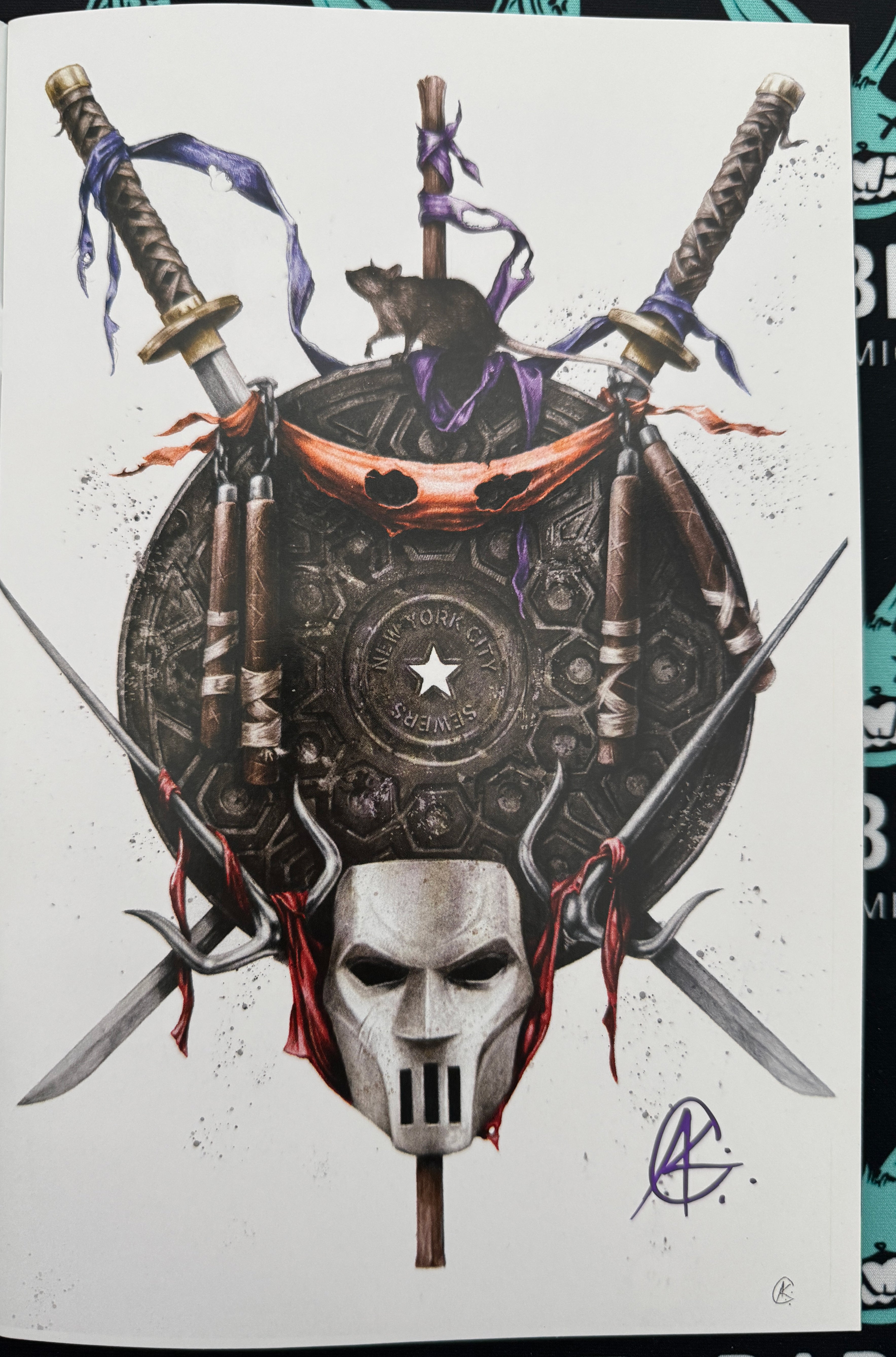 Teenage Mutant Ninja Turtles #6 | Andrew Curry Megacon Variant | Signed by Andrew K. Curry