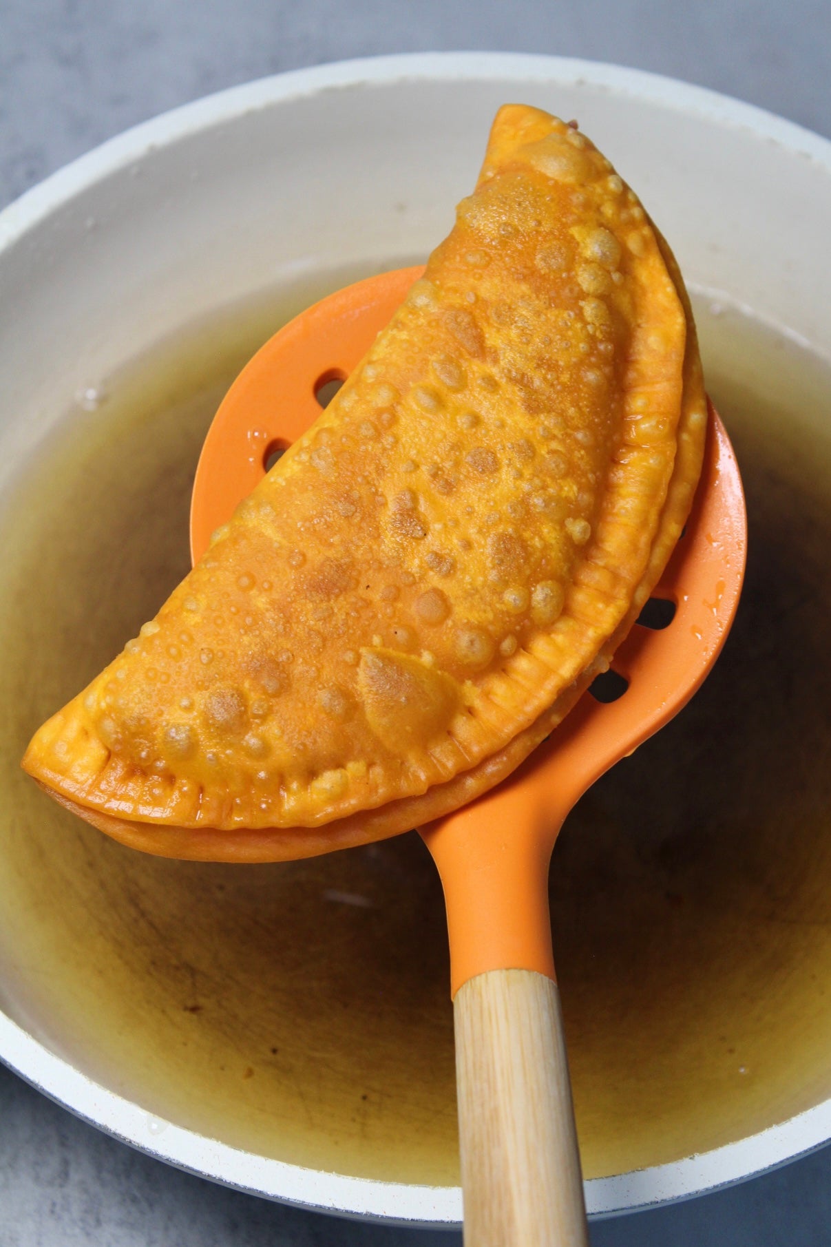 Empanada before frying