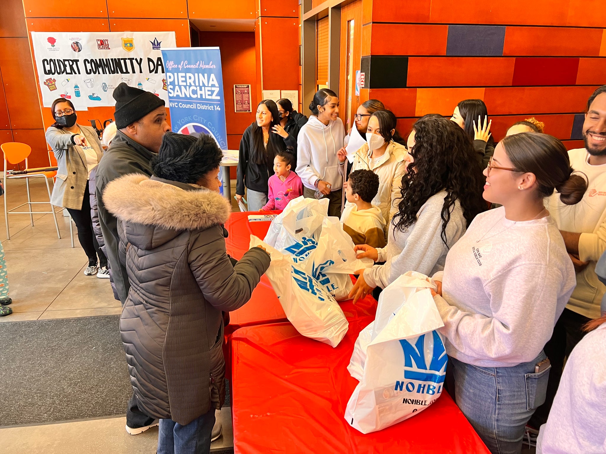 children food distribution, kips bay boys and girls club