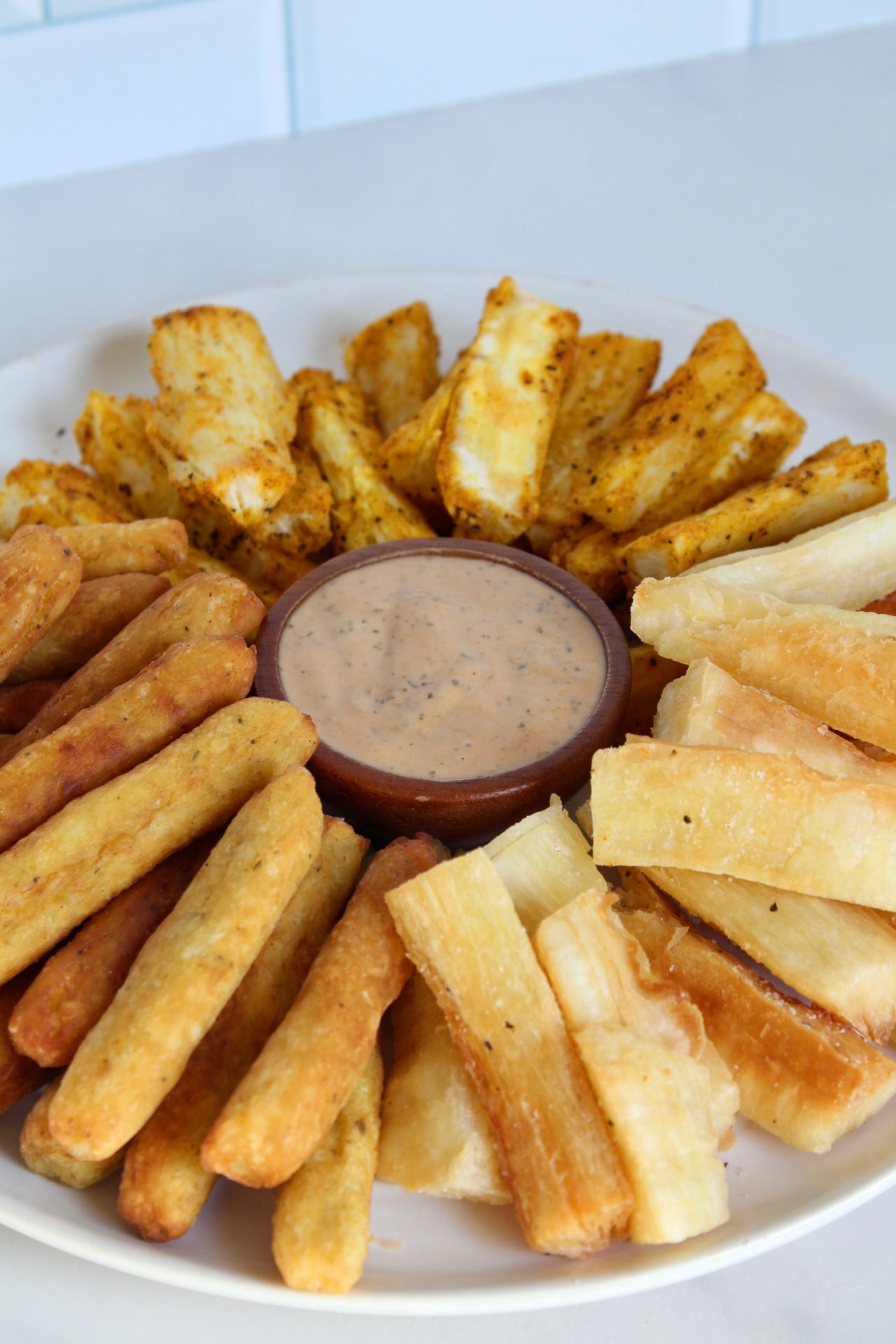 Yuca fries and dip