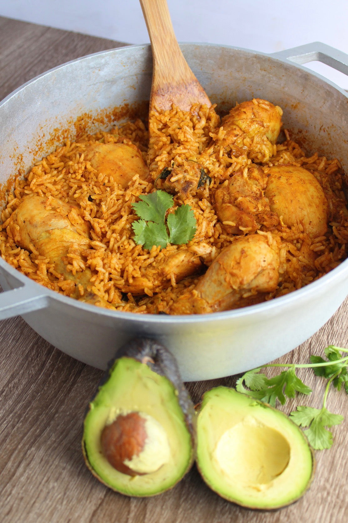 Arroz con Pollo in pot