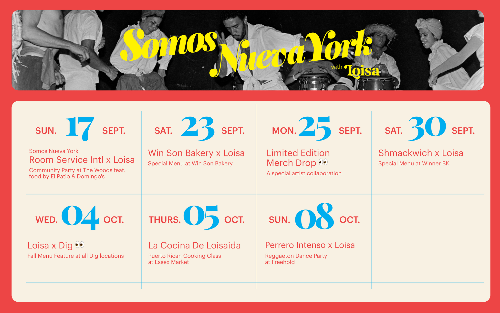 Latin Heritage Month Event Calendar, What to do in NYC in September and October