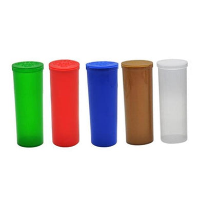 75 x 60 Dram Pop Top Storage Bottles - Mixed Colours