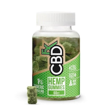 CBDFX CBD Gummies with Turmeric & Spirulina – Antioxidant