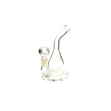 6 x 7'' Beaker Style Clear Glass Bong - WP-61