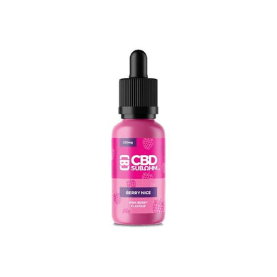 CBD Asylum 250mg CBD Sub Ohm E-liquid 25ml Shortfill (70VG/30PG)