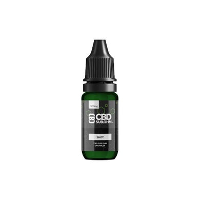 CBD Asylum 500mg CBD E-liquid Unflavoured Shot 10ml