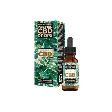 Equilibrium CBD Purified Range 250mg CBD Oil 10ml - Spray / Dropper Bottle