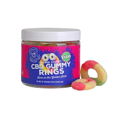 Orange County CBD 10mg Gummy Rings - Small Pack