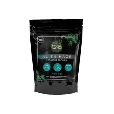 Green Apron CBD Flower Tea -  1g Alien Haze (20% CBD)