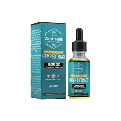 Ciro Health Full Spectrum 250mg CBD Vape - Oral Drops 30ml