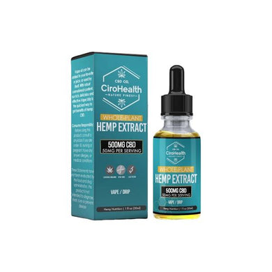 Ciro Health Full Spectrum 500mg CBD Vape - Oral Drops 30ml