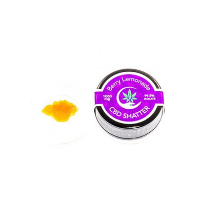 CBD Leafline 1000mg CBD Shatter (99.5%) Berry Lemonade 1g