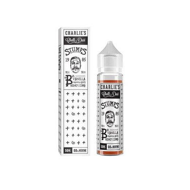 Charlie's Chalk Dust Stumps Range 50ml Shortfill (70VG/30PG)