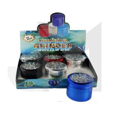 4 Parts JC Aluminium Metallic Coloured 60mm Grinder