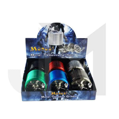 4 Parts Manual Metal Colour 60mm Grinder - HX060-SY