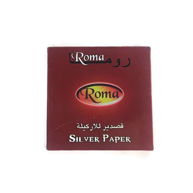 Roma Silver Shisha Hookah Papers - Aluminium Foil