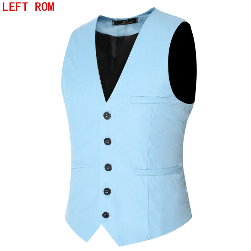 Markyi Plus Size 6xl Fashion Slim Fit Sleeveless Mens Wedding