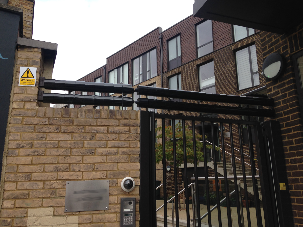 Double Roller Barrier protection for London apartment building.