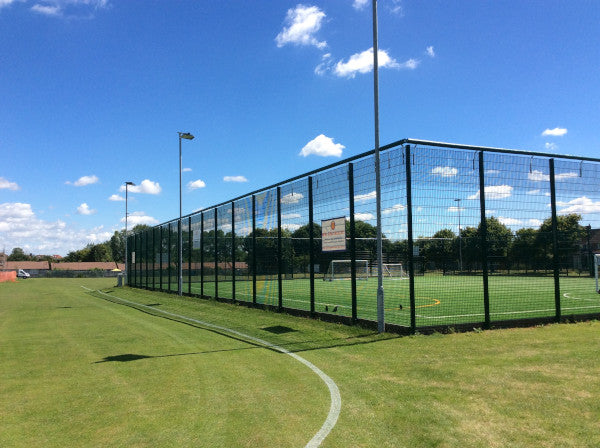 MUGA Pitch Security Fencing with Roller Barrier