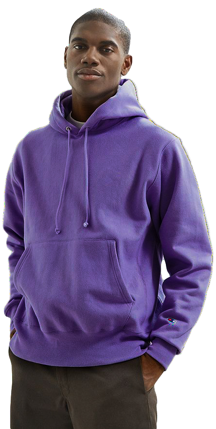 Champion Powerblend Fleece Hoodie -Purple