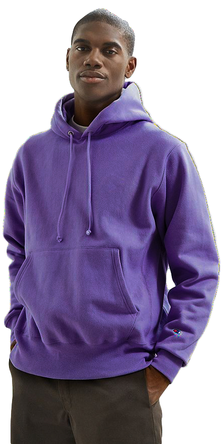 lilac hoodie champion