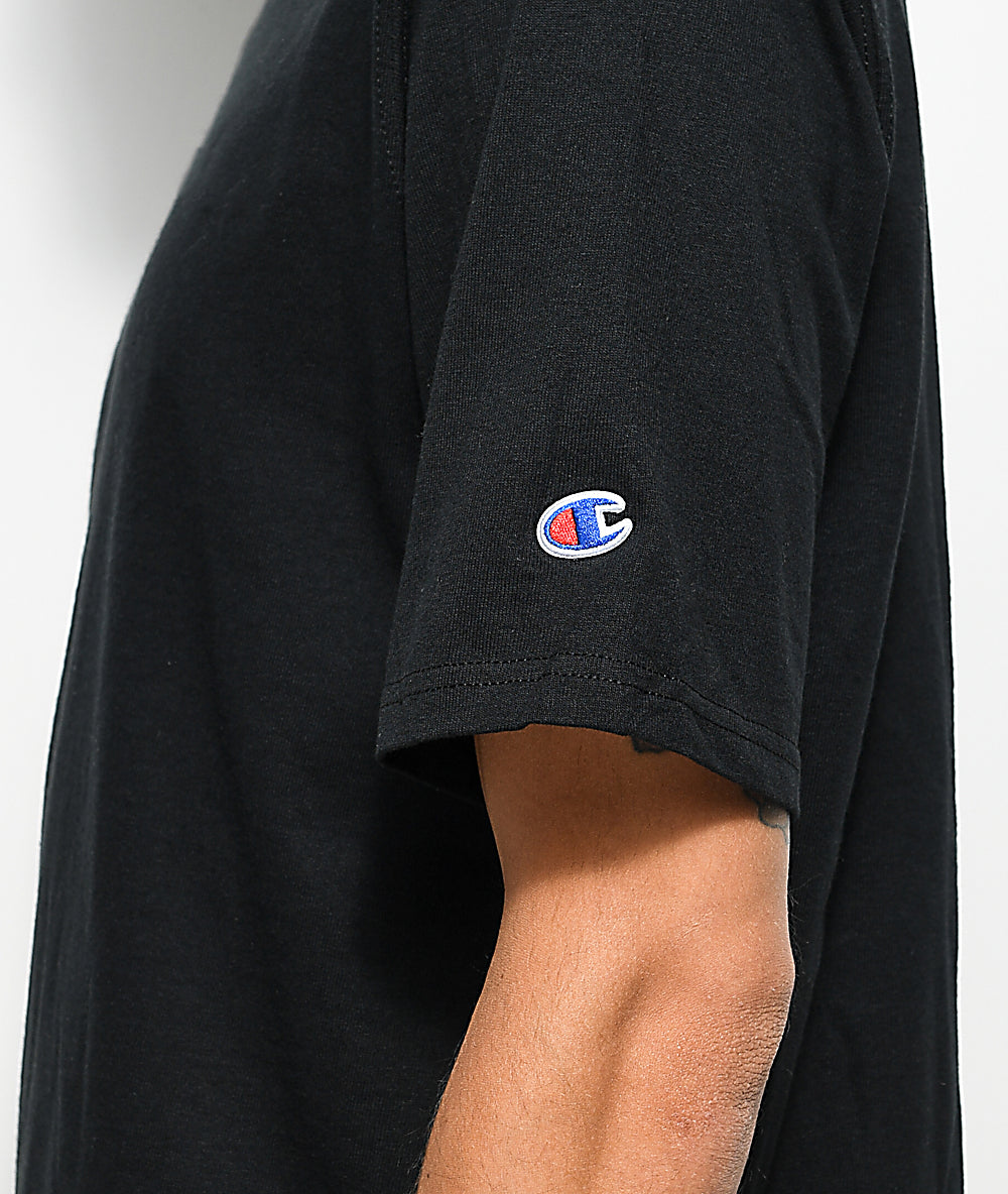 champion black tee