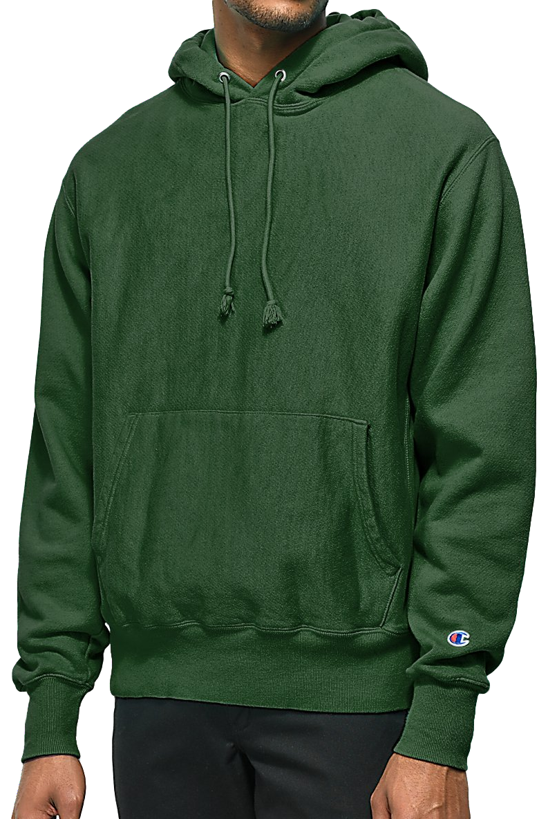 champion hunter green hoodie