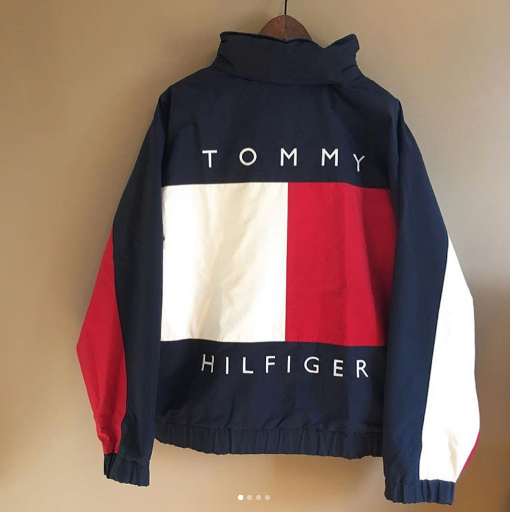 tommy windbreaker vintage