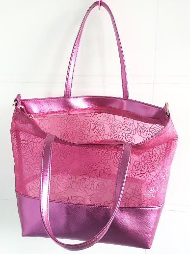 Pink Mesh Handbag – Leeches.com