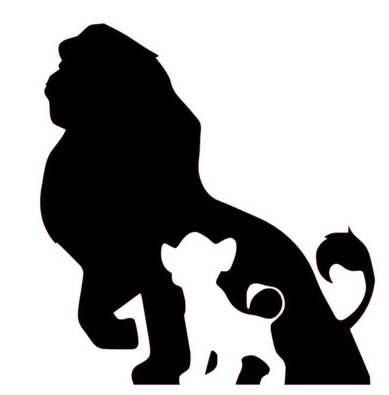 Free Free 179 Silhouette Baby Lion Svg SVG PNG EPS DXF File