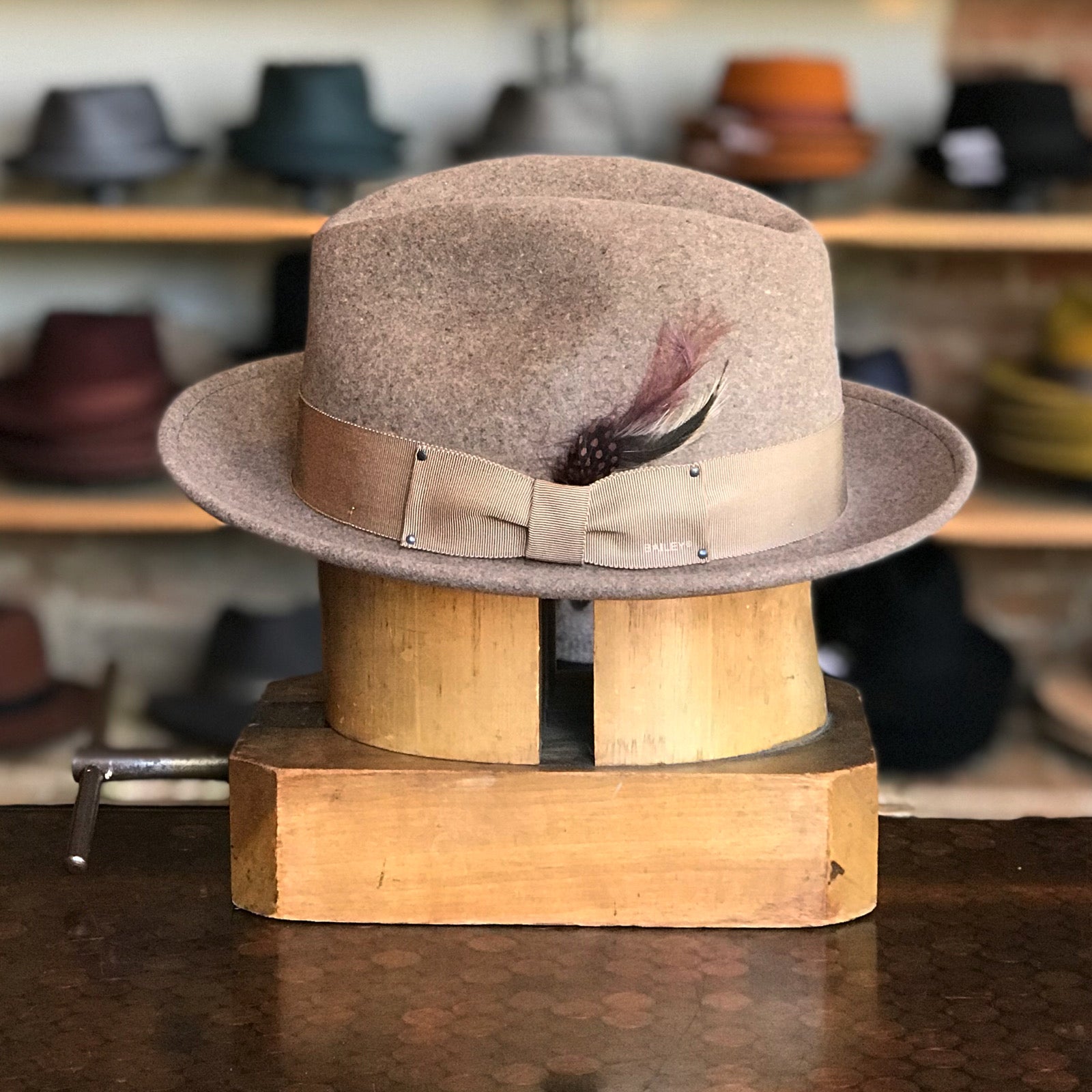 30s VINTAGE Dobbs Hat Twenty 7 1/8 - ハット